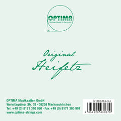 Optima Goldbrokat E-sträng 3/4-fioler, 0,26 mm, ögla
