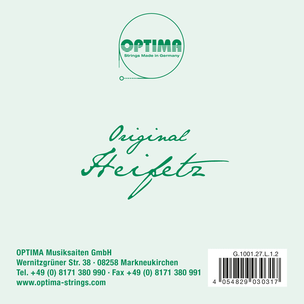 Optima Goldbrokat E-sträng 1/2-fioler, 0,27 mm, ögla