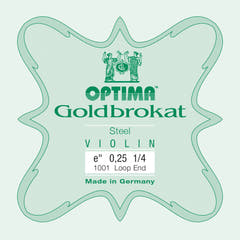 Optima Goldbrokat E-sträng 1/4-fiol, 0,24 mm, ögla