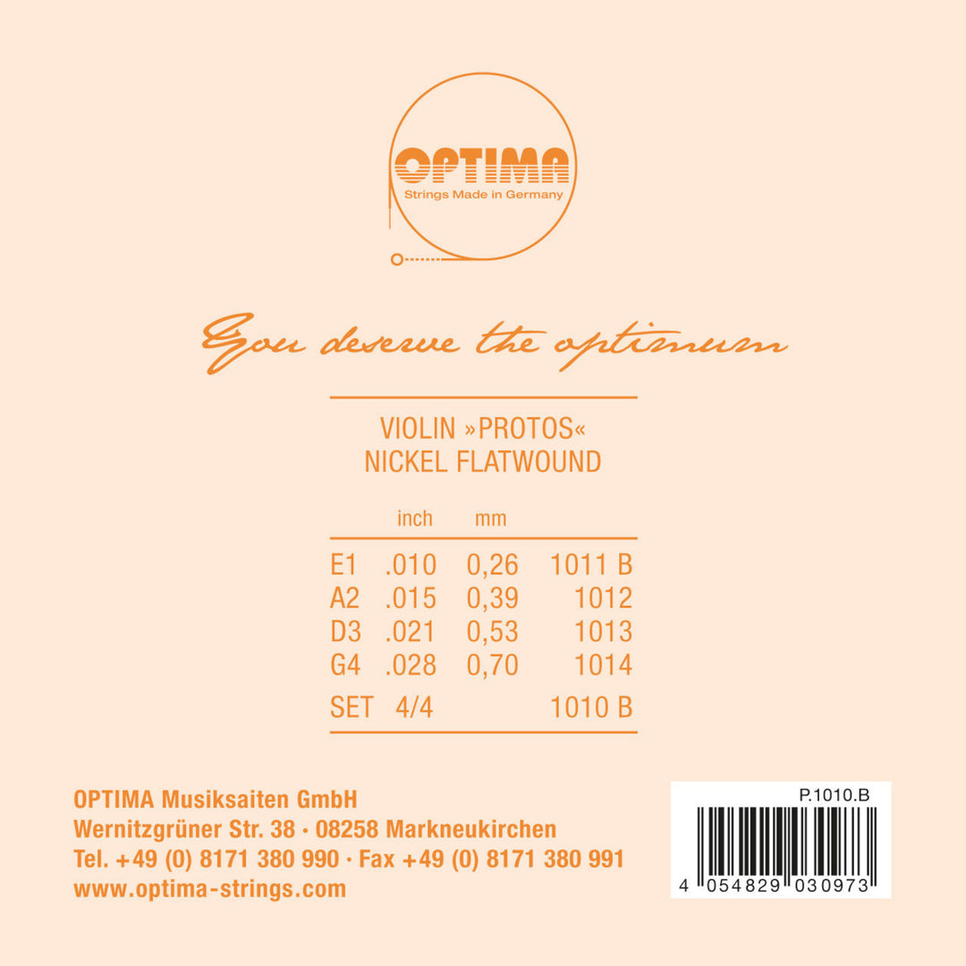 Optima Fioler strängar PROTOS - set