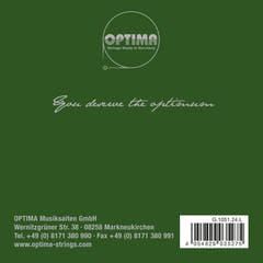 Optima Goldbrokat Premium E-sträng 4/4-fiol, 0,24 mm, ögla
