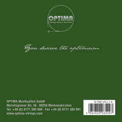 Optima Goldbrokat Premium E-sträng 1/8-violin, 0,25 mm, ögla