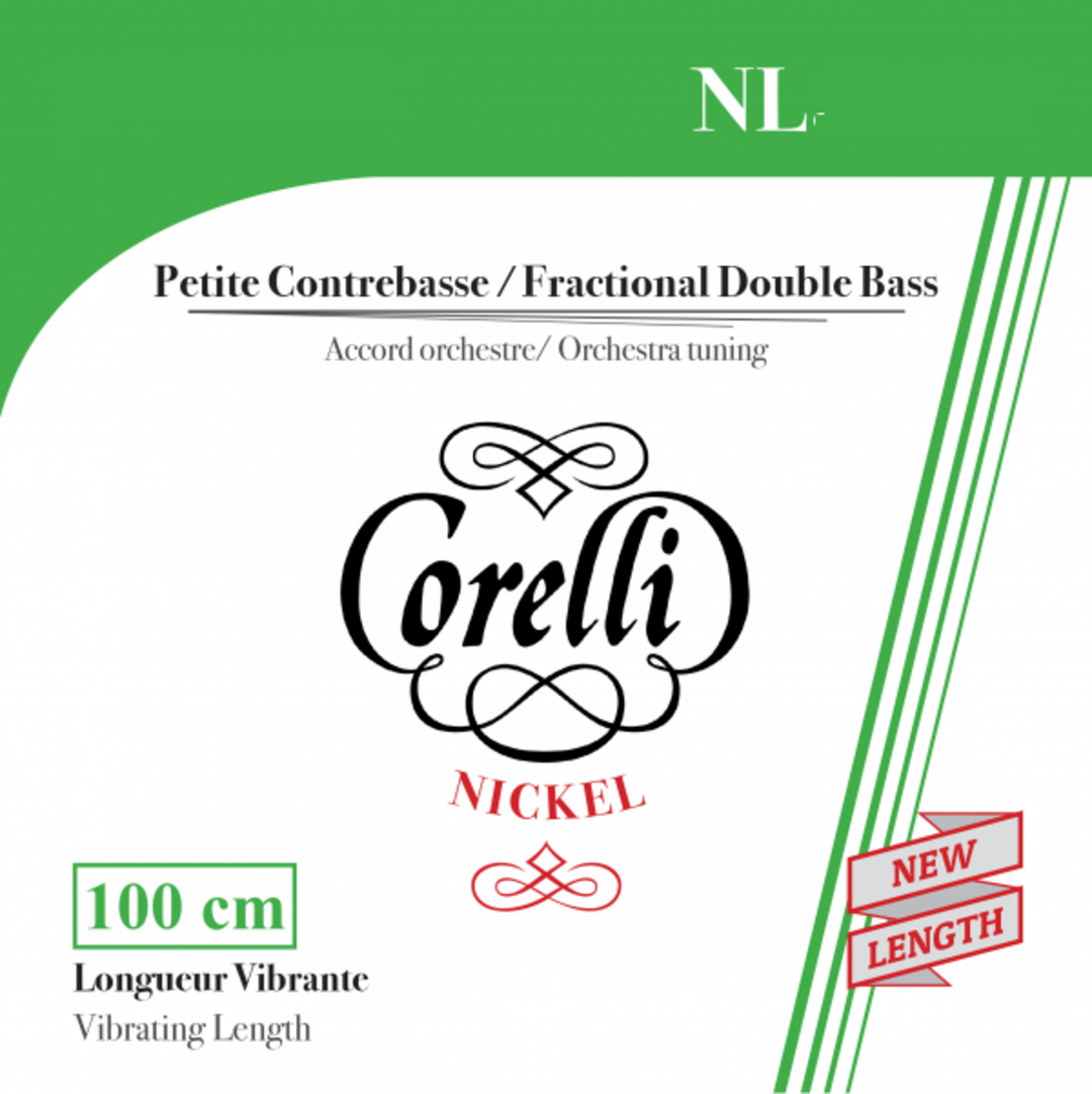 Corelli kontrabassträngar för fraktionsstorlek - kort mensur - D 1/2 (302A)