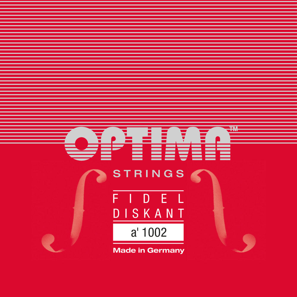 Optima 1002 sträng A2 för 6-strängad sopranfiol, silverstål