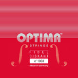 Optima 1003 sträng E3 till 6-strängad sopranfidel, aluminium
