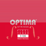 Optima 1046 sträng D6 till 6-strängad tenorfidel, silverpläterad