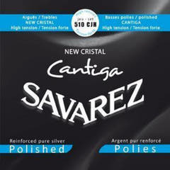 Savarez Strängar för klassisk gitarr New Cristal Cantiga - Set high, geschliffen (510CJH)