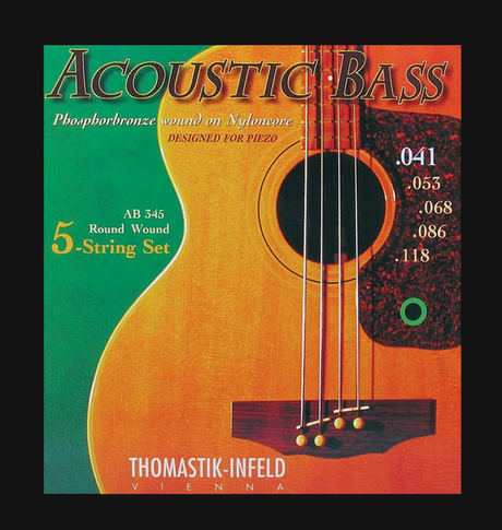 Thomastik-Infeld AB 345 strängset för akustisk bas, 5 strängar