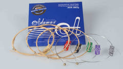 Adamas strängar för akustisk Gitarrer Nuova fosforbrons belagt set (3) - set med 3 Ex-Light .010 (1717NU-3)