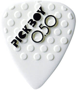 Pick Boy Ceramic Power plektrum 0,50 mm, vita med knoppar, 12 st.