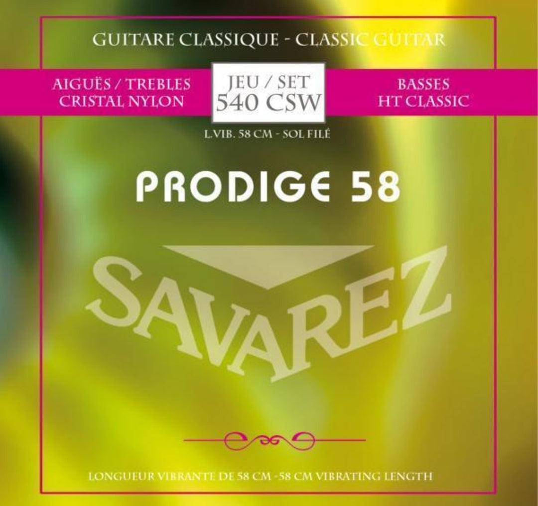 Savarez Strängar för klassisk gitarr Prodige 38 Children's Guitar - 3/4-7/8 Nylon Gw (540CSW)