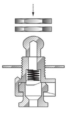 GEWA säkerhetsrem F&S Security Lock - förkromad (Set+)