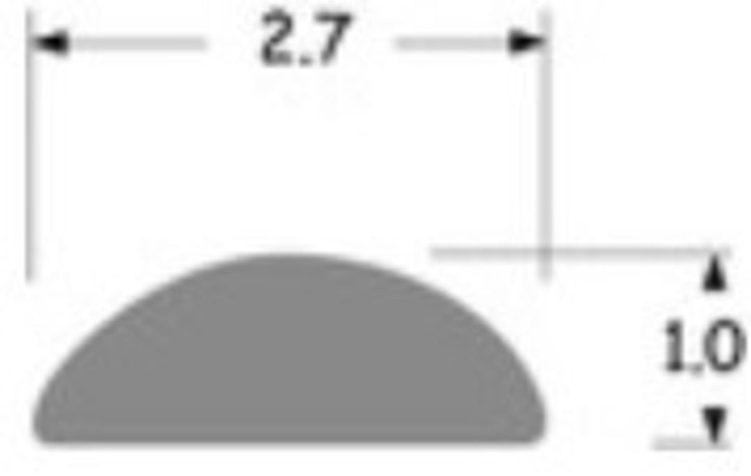 Partsland bandtråd nysilver - b:2.7 x a:2.8 mm (Gitarrer/Bas)