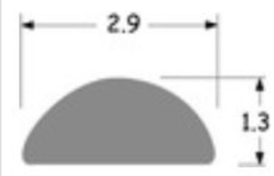 Partsland bandtråd nickel silver - b:2.9 x a:3.0 mm (LP Gitarrer)
