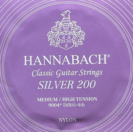 Hannabach 900 D4 bassträng för klassisk gitarr, medium/High tension