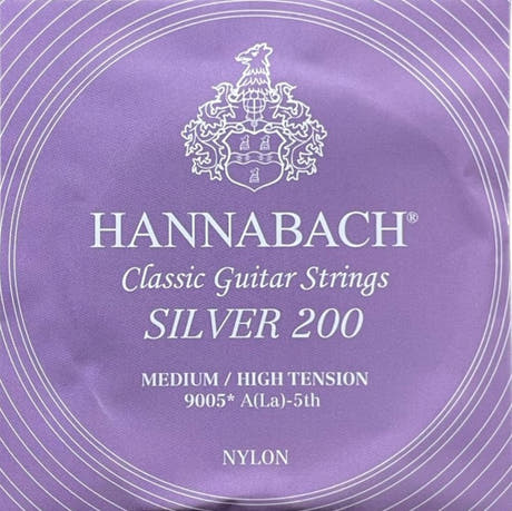 Hannabach 900 A5 bassträng för klassisk gitarr, medium/High tension