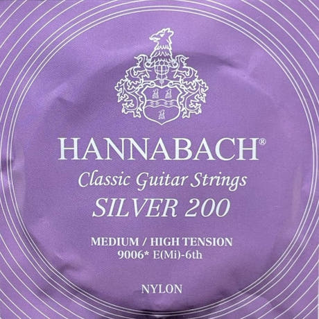Hannabach 900 E6 bassträng till klassisk gitarr, medium/high tension