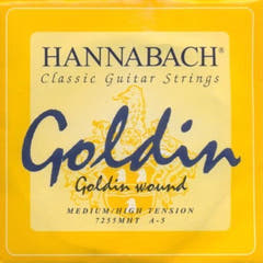 Hannabach 725 A5 bassträng för klassisk gitarr, medium/hög spänning