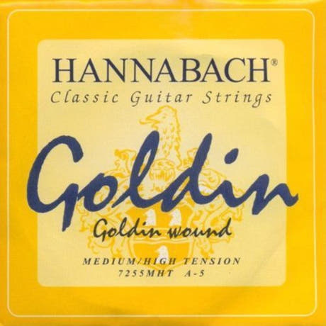 Hannabach 725 A5 bassträng för klassisk gitarr, medium/hög spänning