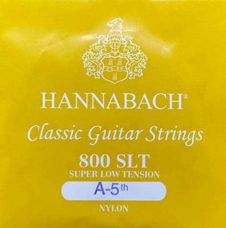 Hannabach 800 A5 bassträng till klassisk gitarrer, super low spänning