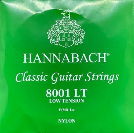 Hannabach 800 E1 diskantsträng till klassisk gitarr, low tension