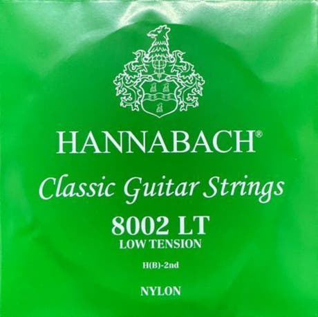 Hannabach 800 H/B2 diskantsträng till klassisk gitarrer, low tension