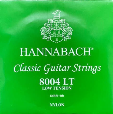 Hannabach 800 D4 bassträng för klassisk gitarr, low tension