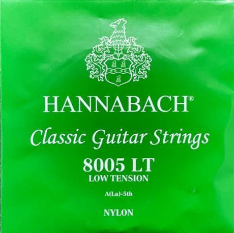 Hannabach 800 A5 bassträng för klassisk gitarr, low tension