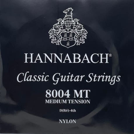 Hannabach 800 D4 bassträng till klassisk gitarr, medium tension