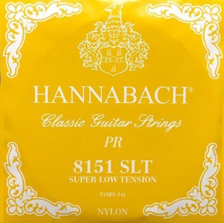 Hannabach 815 E1 diskantsträng till klassisk gitarr, superlåg spänning
