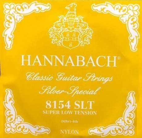 Hannabach 815 D4 bassträng för klassisk gitarr, superlåg spänning