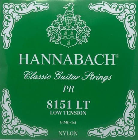 Hannabach 815 E1 diskantsträng till klassisk gitarr, low tension