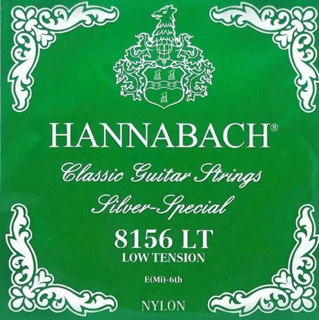 Hannabach 815 E6 bassträng för klassisk gitarr, low tension