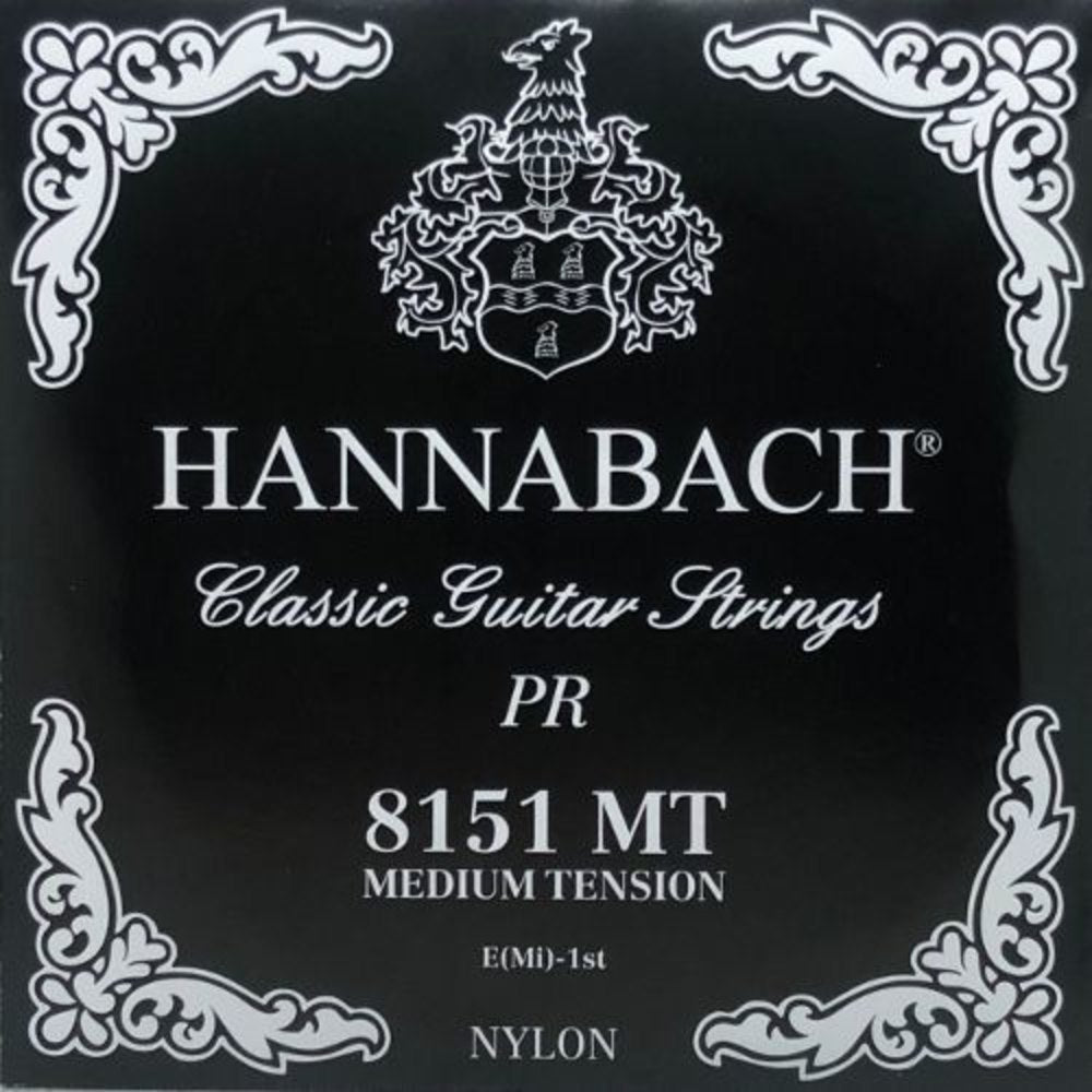 Hannabach 815 E1 diskantsträng till klassisk gitarr, medium tension