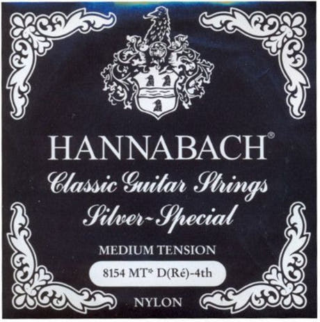 Hannabach 815 D4 Bas-sträng till klassisk gitarr, medium tension