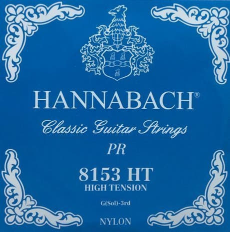 Hannabach 815 G3 diskantsträng till klassisk gitarr, high tension
