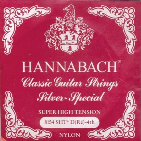 Hannabach 815 D4 bassträng till klassiska gitarrer, super high spänning