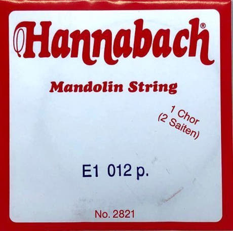 Hannabach 2821012 mandolinsträng E .012", par