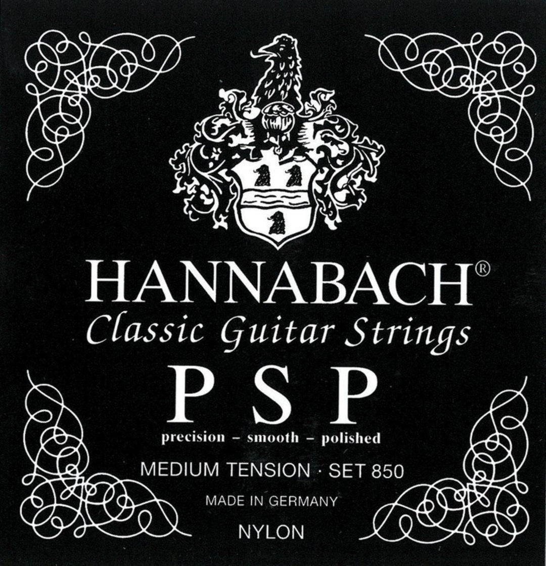 Hannabach Strings för klassisk gitarr Serie 850 Medium tension PSP – Set medium (850MT)