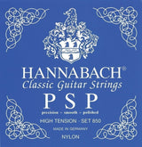 Hannabach strängar för klassisk gitarr serie 850 hög spänning PSP - set hög (850HT)