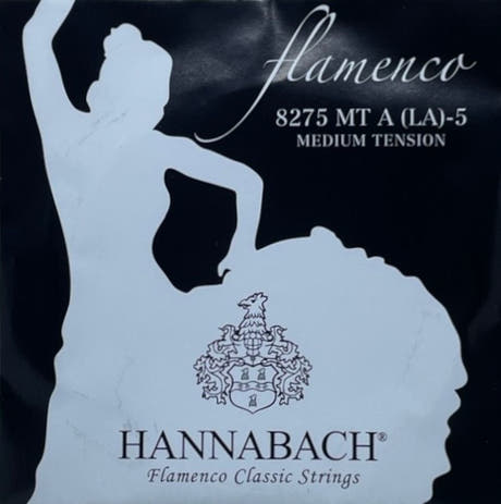 Hannabach 827 A5 bassträng för flamencogitarr, medium tension
