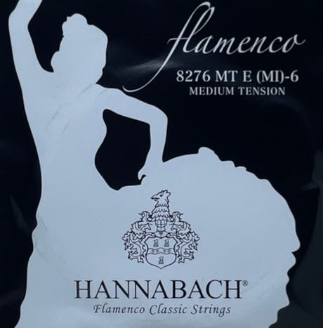 Hannabach 827 E6 bassträng till flamencogitarrer, medium spänning