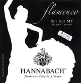 Hannabach strängar för klassisk gitarr serie 827 Medium Tension Flamenco - set med 3 bassträngar (8277MT)