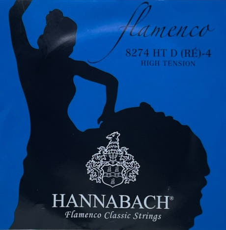 Hannabach 827 D4 bassträng för flamencogitarr, hög spänning