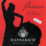 Hannabach strängar för klassisk gitarr serie 827 Super High Tension Flamenco - set med 3 bassträngar (8277SHT)