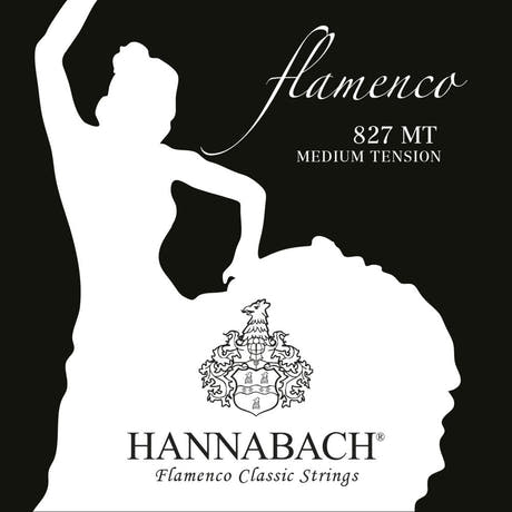 Hannabach 827 G3 diskantsträng för flamenco-gitarr, mediumspänning