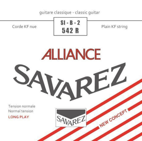 Savarez 542R Alliance HT Classic H/B2 diskantsträng, normal tension