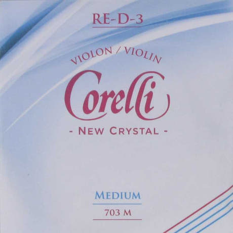 Corelli Fioler strängar New Crystal - Medium (703M)