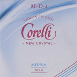Corelli Fioler strängar New Crystal - Medium (703M)