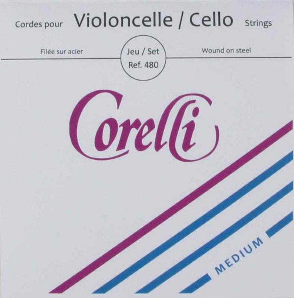 Corelli 480 strängset för cello, stål, medium